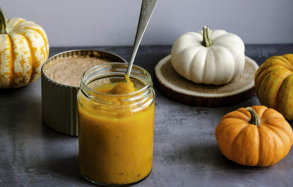 fresh pumpkin puree