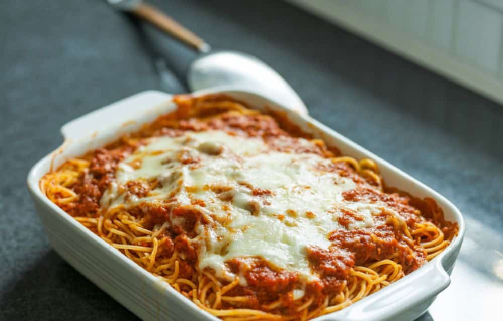 leftover baked spaghetti